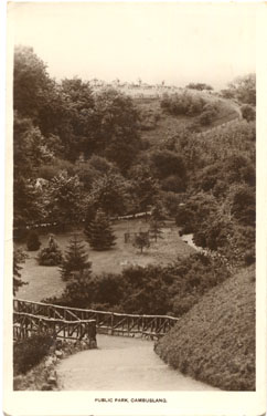 Public Park - Circa 1920 - Published by Pate, Main St., Cambuslang